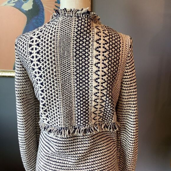 Chicos Cream Woven Sweater Jacket  ❤️‍🔥🌞😎‎ - Picture 5 of 6